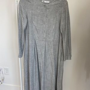 Grey Zara Midi Dress XS